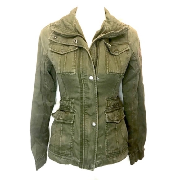 Hollister Jackets & Blazers - Hollister Army Green Utility jacket